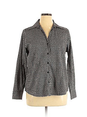 pink & chartreuse Long Sleeve Button-Down Shirt (view 1)