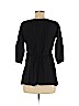 Oh! Mamma 100% Cotton Black Short Sleeve Blouse Size M - photo 2
