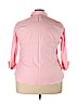Lands' End 100% Cotton Pink 3/4 Sleeve Button-Down Shirt Size 20 - photo 2