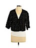 H&M 100% Polyester Black Cardigan Size 10 - photo 1