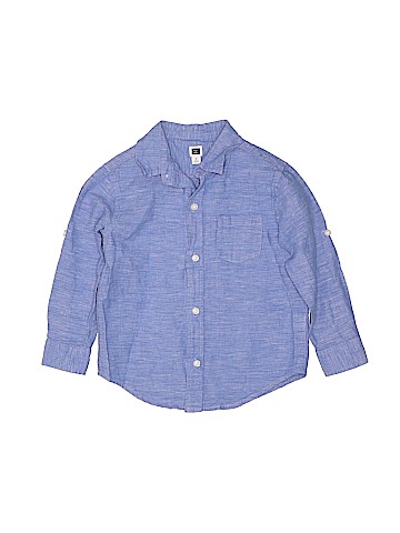 Janie and Jack Long Sleeve Button-Down Shirt (view 1)