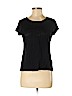 H&M 100% Linen Black Short Sleeve T-Shirt Size M - photo 1