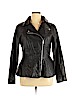 Forever 21 Plus 100% Viscose Black Faux Leather Jacket Size 2X - photo 1