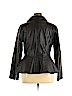 Forever 21 Plus 100% Viscose Black Faux Leather Jacket Size 2X - photo 2