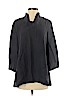 Eileen Fisher 100% Silk Gray 3/4 Sleeve Silk Top Size XS - photo 1