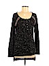 Eyeshadow Black Long Sleeve Henley Size M - photo 1