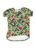 Lularoe Print Green Short Sleeve T-Shirt Size 10 - photo 1