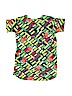 Lularoe Print Green Short Sleeve T-Shirt Size 10 - photo 2