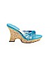 Wild Diva Blue Heels Size 7 - photo 1