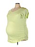 Oh Baby By Motherhood 100% Cotton Green Short Sleeve T-Shirt Size 2X - photo 1