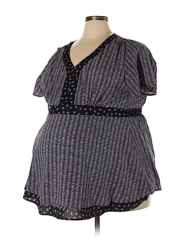 Motherhood Short Sleeve Blouse (view 1)