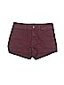 American Eagle Outfitters Burgundy Denim Shorts Size 0 - photo 1