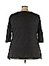 Carole Little Gray 3/4 Sleeve Top Size 3X - photo 2