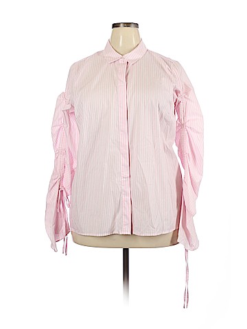 Who What Wear Long Sleeve Button-Down Shirt (view 1)