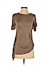 Alice + Olivia Tan Short Sleeve Top Size XS - photo 1