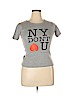 NY 100% Cotton Gray Short Sleeve T-Shirt Size XL - photo 1