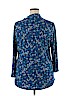 Liz Claiborne Career Blue 3/4 Sleeve Top Size XXL - photo 2