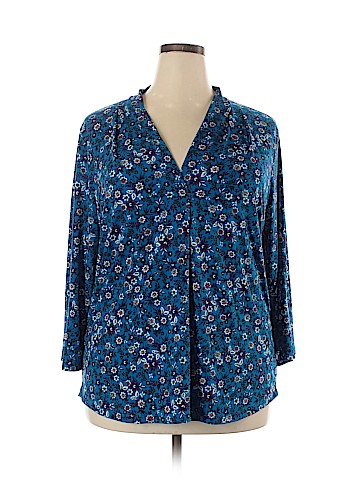 Liz Claiborne Career 3/4 Sleeve Top (view 1)
