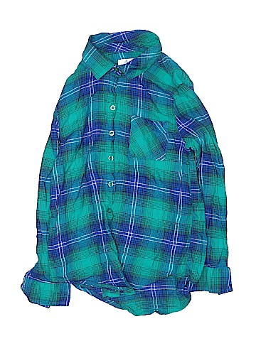 Justice Long Sleeve Button-Down Shirt (view 1)