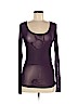 Charlotte Russe Purple Long Sleeve T-Shirt Size M - photo 1