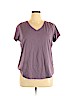 Sonoma Goods for Life Purple Short Sleeve T-Shirt Size XL - photo 1
