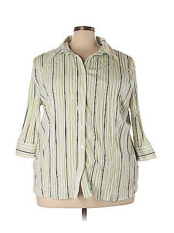 Apt. 9 3/4 Sleeve Button-Down Shirt (view 1)