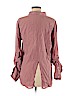 Thread & Supply 100% Lyocell Pink Long Sleeve Button-Down Shirt Size M - photo 2