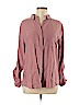 Thread & Supply 100% Lyocell Pink Long Sleeve Button-Down Shirt Size M - photo 1
