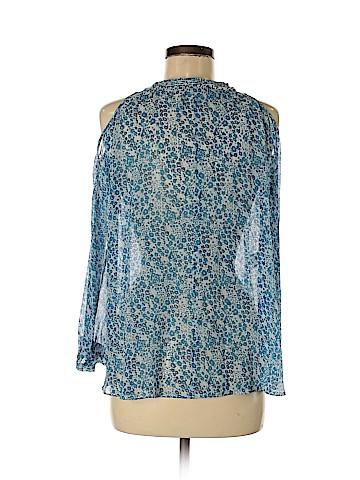 10 Crosby Derek Lam Long Sleeve Silk Top (view 2)