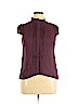 Fervour 100% Viscose Burgundy Short Sleeve Blouse Size XL - photo 1