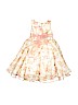 Kid's Dream 100% Polyester Floral Ivory Special Occasion Dress Size 3 - 4 - photo 2