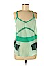 PJK Patterson J. Kincaid 100% Polyester Green Sleeveless Blouse Size M - photo 1