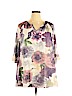 Catherines Purple 3/4 Sleeve Blouse Size 1X - photo 1