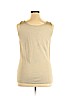 Lafayette 148 New York Tan Sleeveless Top Size 1X - photo 2