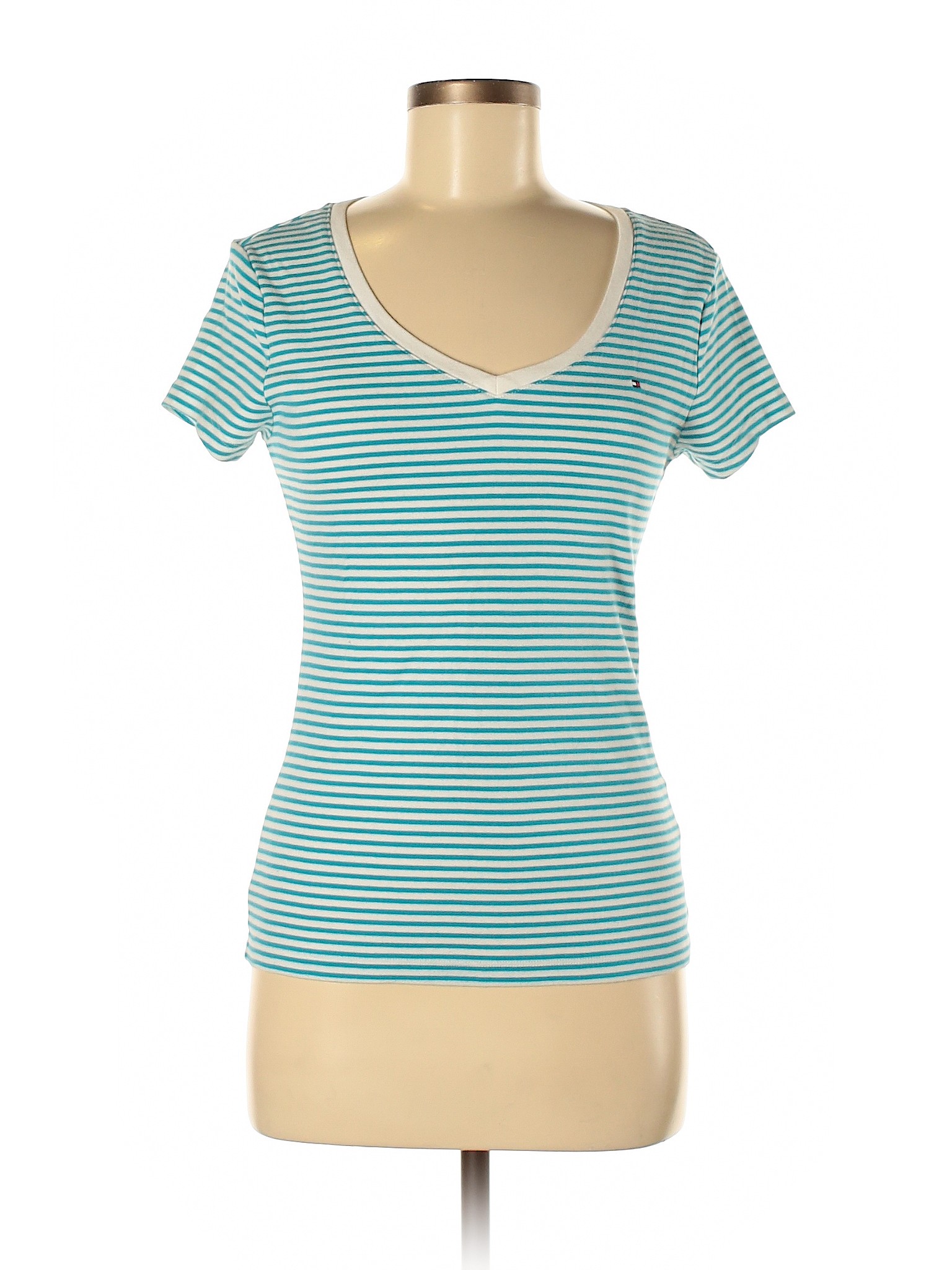Tommy Hilfiger Women Green Short Sleeve T-Shirt M | eBay