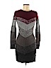 Iz Byer 100% Acrylic Gray Casual Dress Size M - photo 1