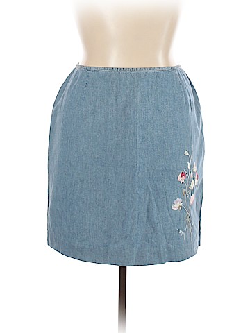 Casual Corner Denim Skirt (view 1)
