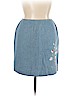 Casual Corner 100% Cotton Blue Denim Skirt Size 16 - photo 1