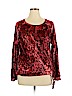 Project Runway Red Long Sleeve Top Size XL - photo 1