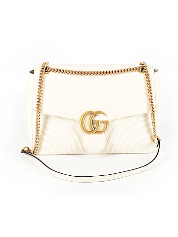 Gucci Large Leather Marmont Shoulder Bag (view 1)