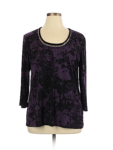 Dana Buchman 3/4 Sleeve Top (view 1)