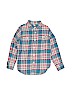 Crewcuts Outlet 100% Cotton Blue Long Sleeve Button-Down Shirt Size 6 - 7 - photo 1