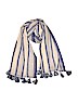 J.Crew 100% Wool Stripes Blue Scarf One size - photo 1