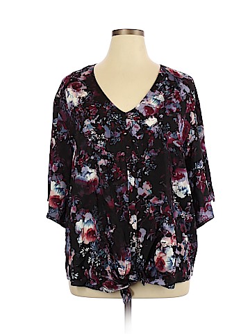 Boutique + Short Sleeve Blouse (view 1)