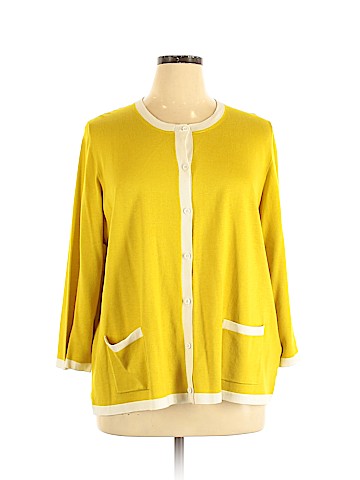 Persona by Marina Rinaldi Silk Cardigan (view 1)