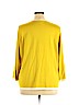 Persona by Marina Rinaldi Yellow Silk Cardigan Size XL - photo 2