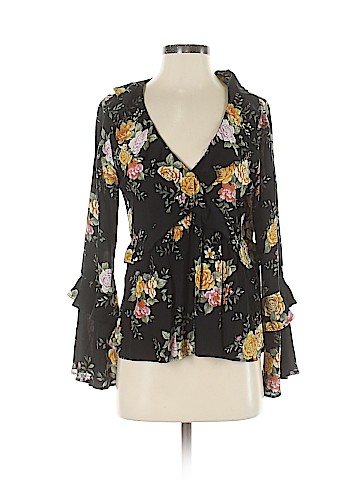 American Eagle Outfitters Long Sleeve Blouse (view 1)