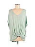 Daytrip Green Short Sleeve Top Size M - photo 1
