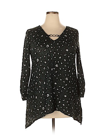 Apt. 9 3/4 Sleeve Top (view 1)