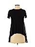 Necessary Objects Black Short Sleeve Top Size S - photo 1